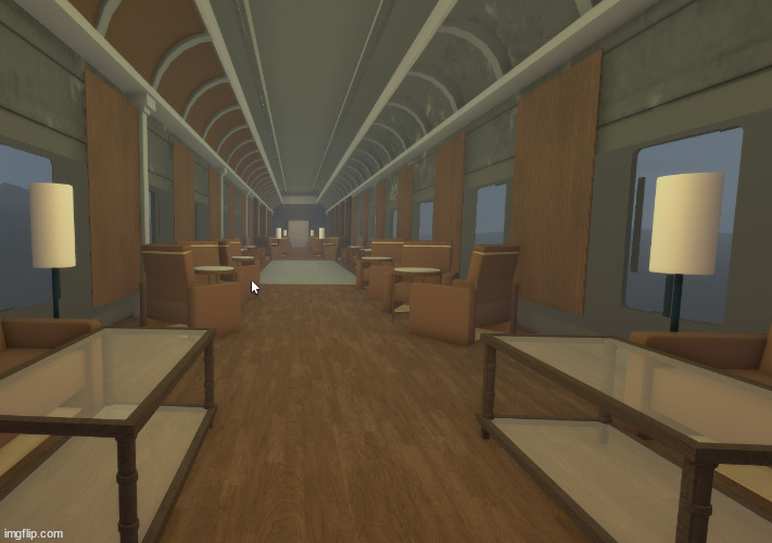 Lounge. | image tagged in snowpiercer tour | made w/ Imgflip meme maker