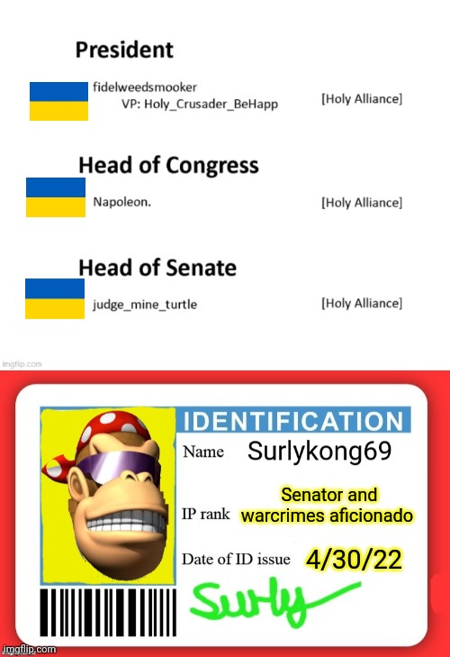 Eye voted | Senator and warcrimes aficionado; 4/30/22 | image tagged in vote,early,vote often | made w/ Imgflip meme maker