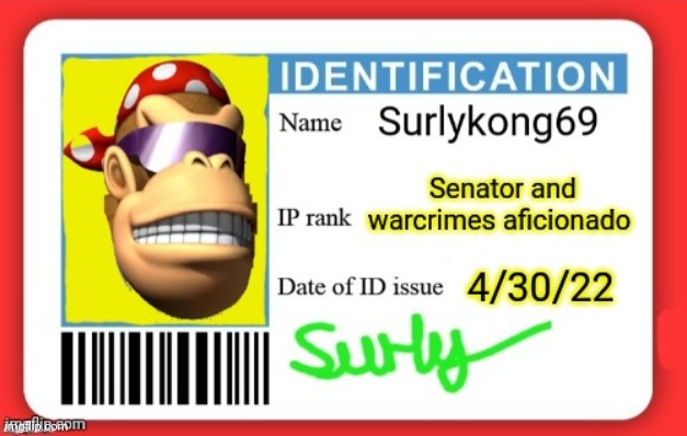 New ID | image tagged in monkey | made w/ Imgflip meme maker