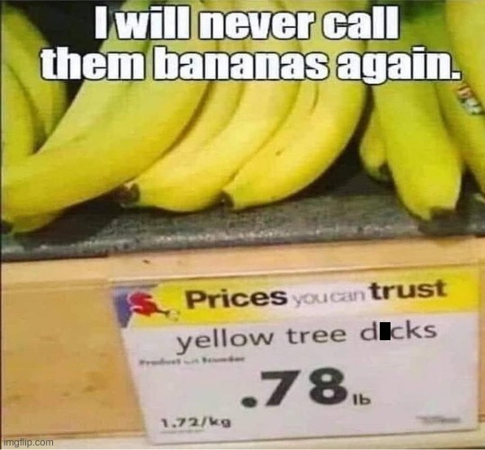 im never calling these bananas ever again | made w/ Imgflip meme maker