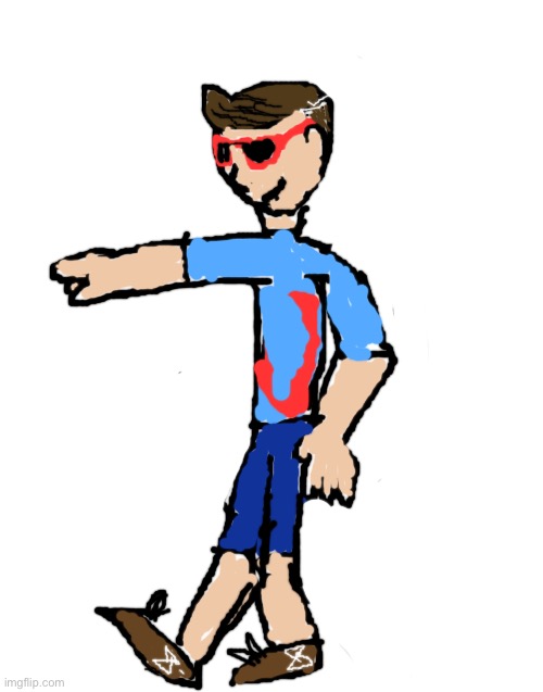 Behold my OC (rough draft) (hello chat) | image tagged in blank white template | made w/ Imgflip meme maker