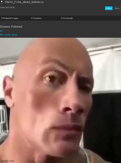 Necrophilia? | image tagged in the rock eyebrows | made w/ Imgflip meme maker