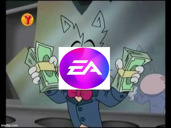 When EA Releases Another Expansion Pack for The Sims 4 | image tagged in roboroach having money,the sims | made w/ Imgflip meme maker