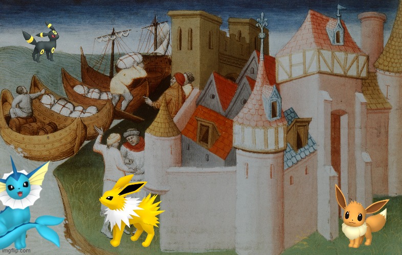 History of Pokemon: Day 7: Middle Ages, 1100 AD | image tagged in memes,blank transparent square,pokemon,middle ages,history,why are you reading this | made w/ Imgflip meme maker