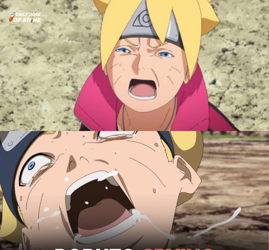 High Quality Boruto  Crying Blank Meme Template