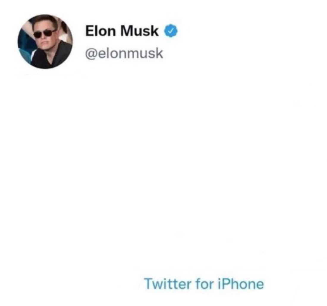 Elon Twitter promise Blank Meme Template