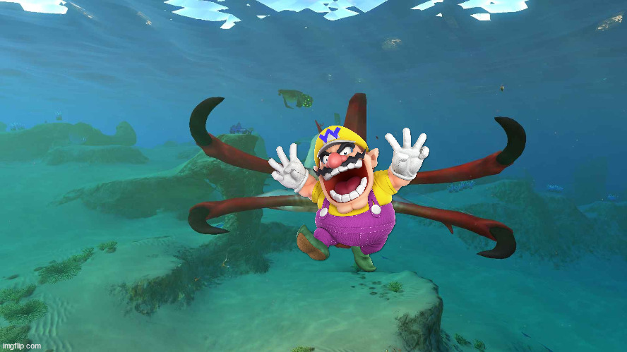 Wario gets eaten by a reaper leviathan.mp3 | made w/ Imgflip meme maker