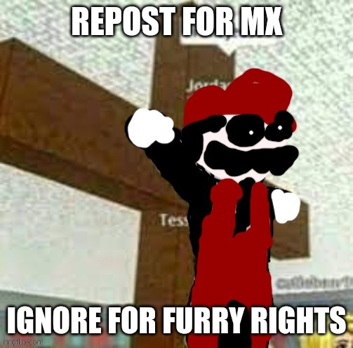 REPOST FOR MX; IGNORE FOR FURRY RIGHTS | image tagged in i am jeuse but mx | made w/ Imgflip meme maker