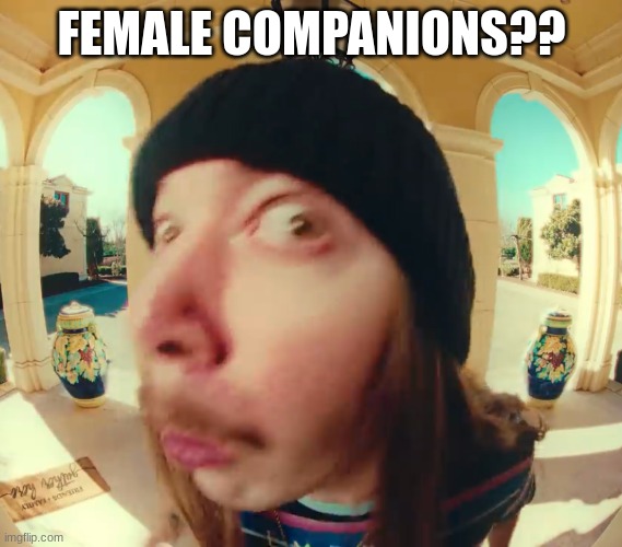 h | FEMALE COMPANIONS?? | made w/ Imgflip meme maker
