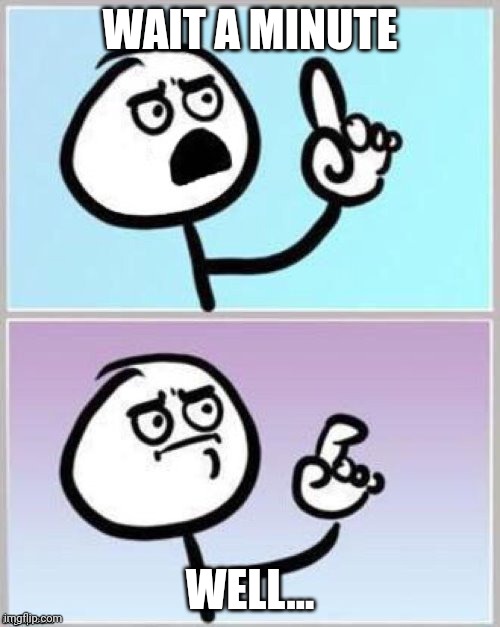 Umm | WAIT A MINUTE WELL... | image tagged in umm | made w/ Imgflip meme maker