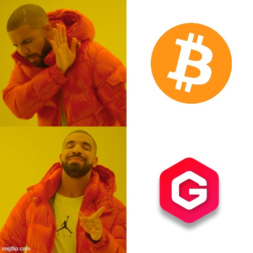 That's GayCoin (Actual Currency xD) | image tagged in memes,drake hotline bling,cryptocurrency,funny,gay | made w/ Imgflip meme maker