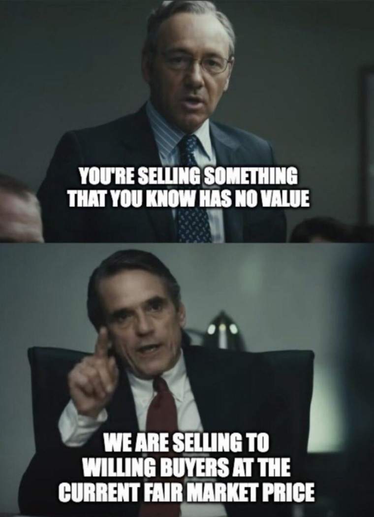 High Quality Margin Call Discussion with Kevin Spacey and CEO Blank Meme Template