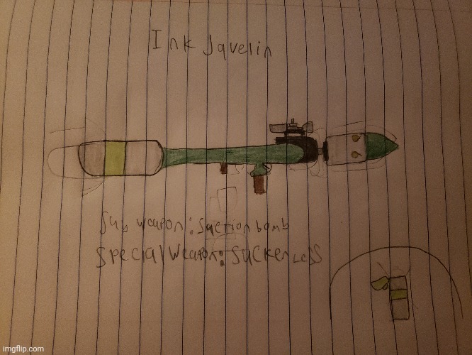 Ink Javelin (Splatzooka concept) | made w/ Imgflip meme maker