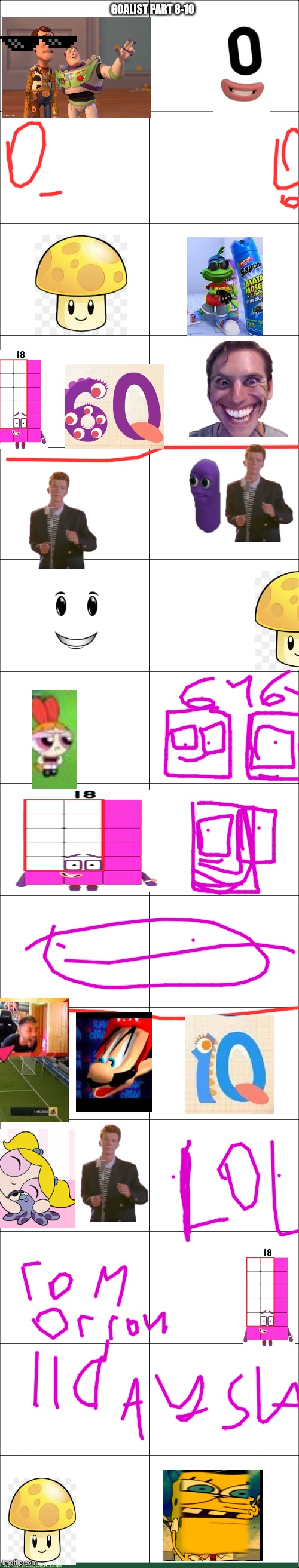 Goalist part 8 9 and 10 | GOALIST PART 8-10 | image tagged in rage comic blank template,goalist | made w/ Imgflip meme maker