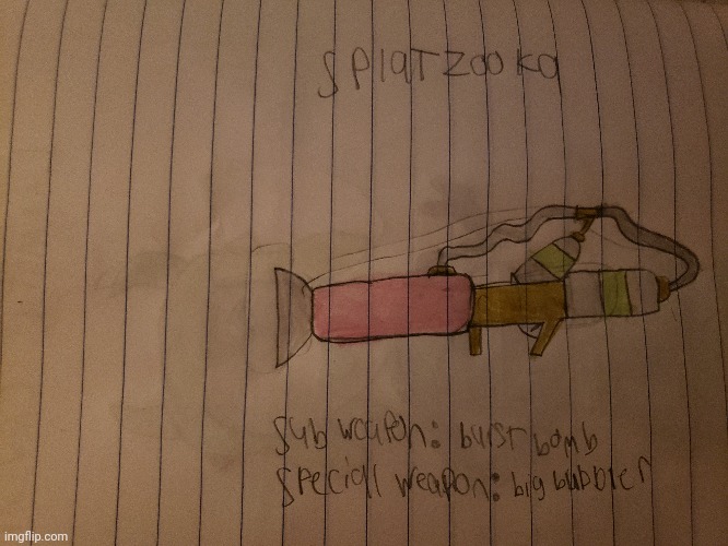 Splatzooka (idea for sploon 3) | made w/ Imgflip meme maker