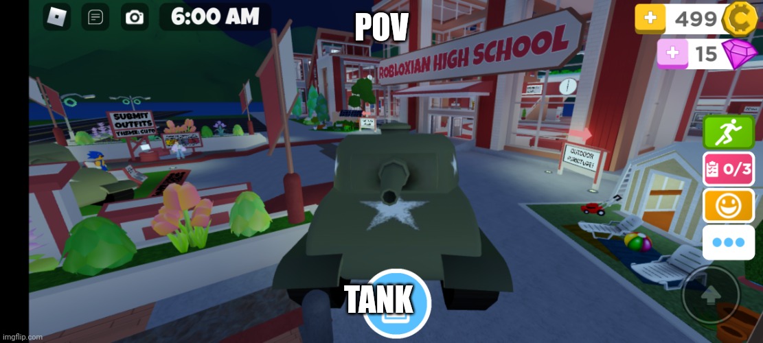 Tank | POV; TANK | image tagged in tank | made w/ Imgflip meme maker