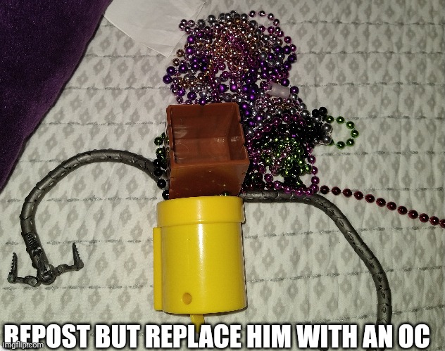 REPOST BUT REPLACE HIM WITH AN OC | made w/ Imgflip meme maker