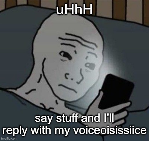 h h h hhh hh hh y6 | uHhH; say stuff and I'll reply with my voiceoisissiice | image tagged in why | made w/ Imgflip meme maker