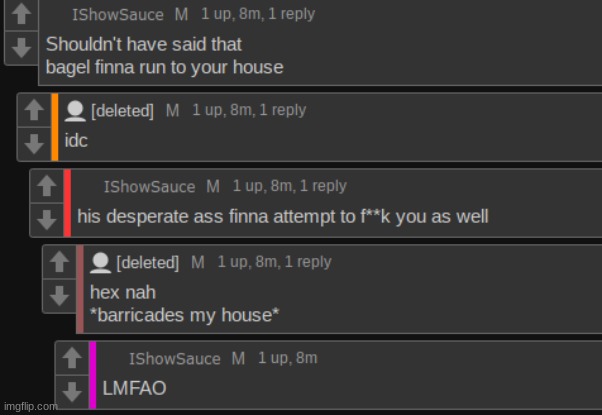 this is so funny for no reason (im the deleted one btw) | made w/ Imgflip meme maker