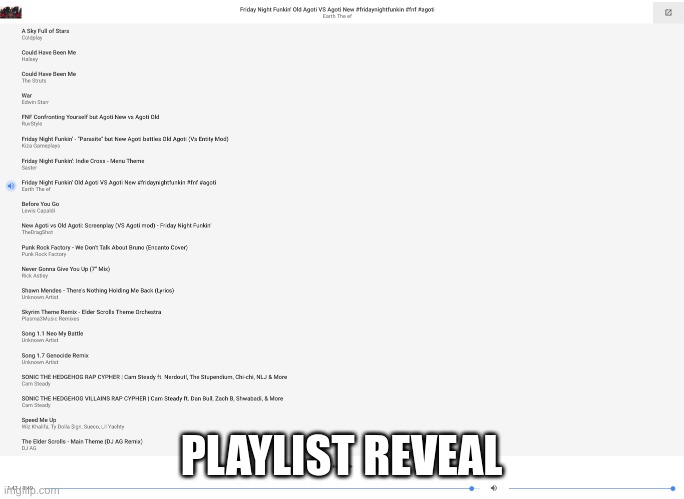 i have an addiction to fnf. Im a funkaholic | PLAYLIST REVEAL | made w/ Imgflip meme maker