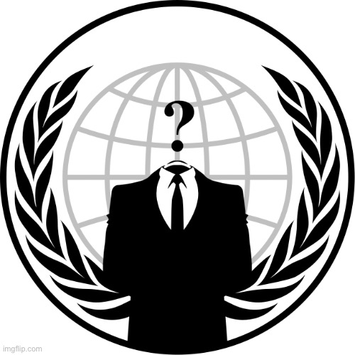 Anonymous emblem | image tagged in anonymous emblem | made w/ Imgflip meme maker