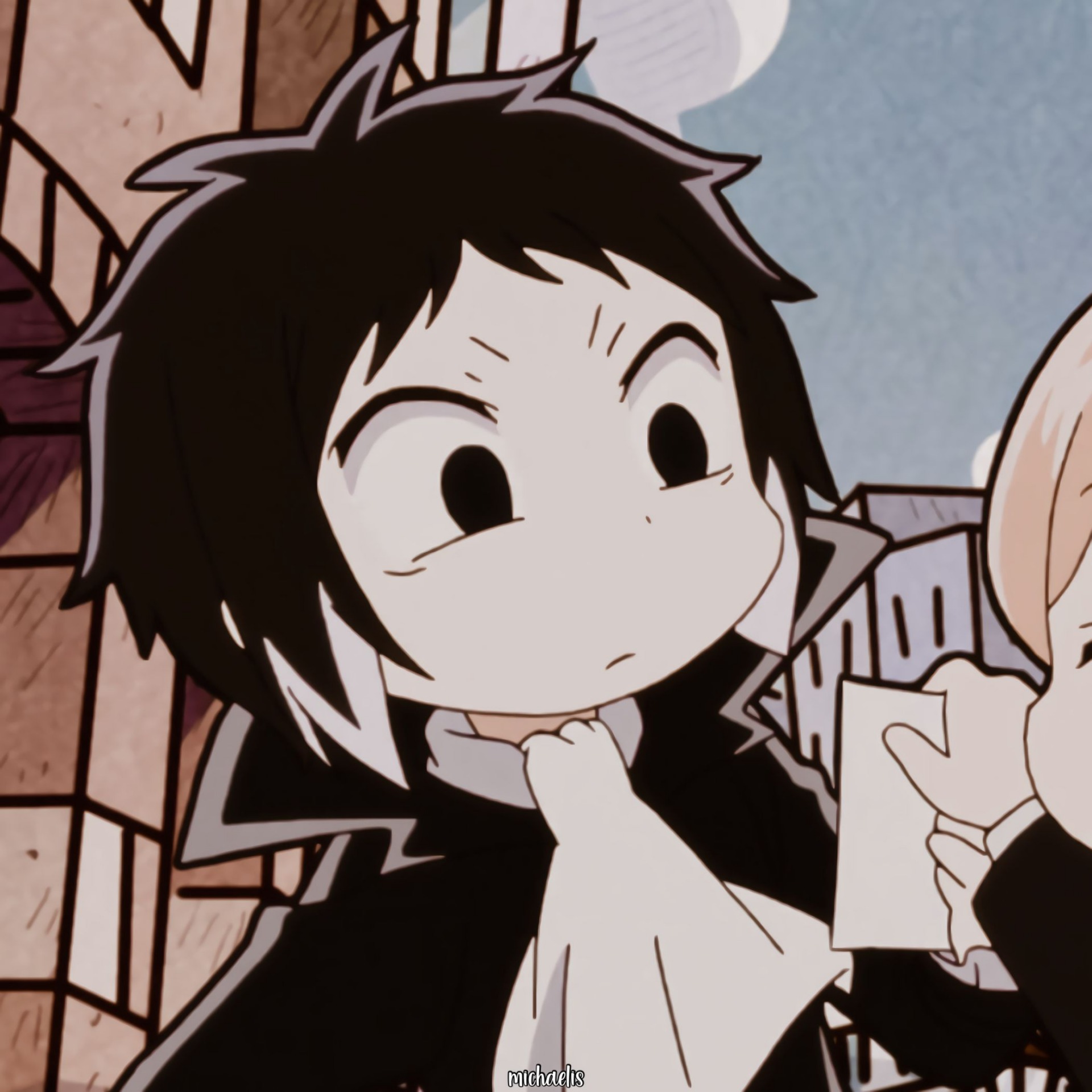 High Quality Chibi Akutagawa Blank Meme Template