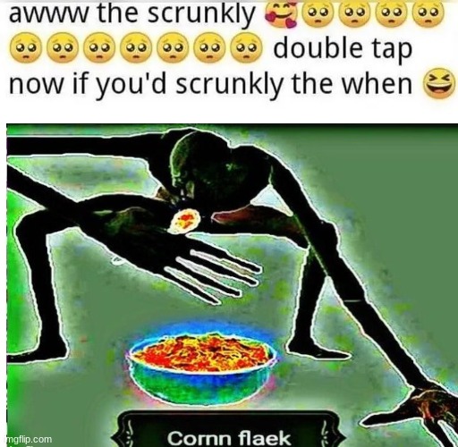 uh | image tagged in scp,skrunkly,the skrunkly | made w/ Imgflip meme maker
