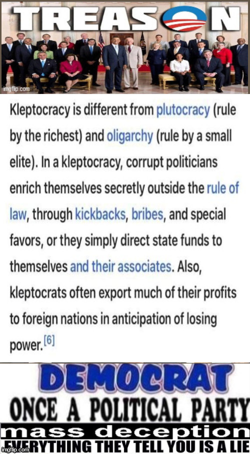 Keptocracy > Democrat's TREASON | image tagged in treason,reason,keptocracy,democrat party,evil | made w/ Imgflip meme maker