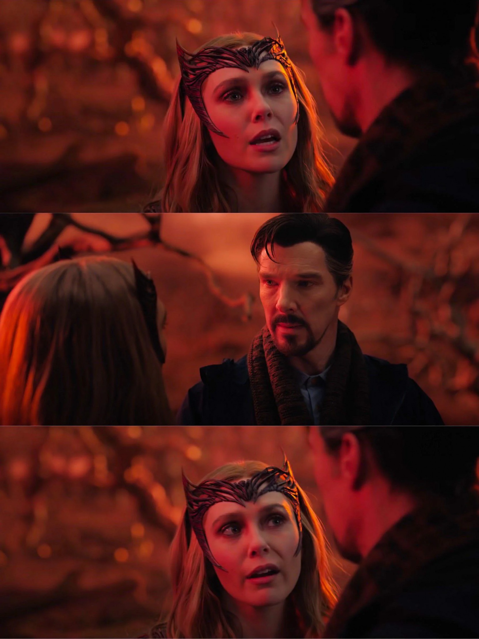 i become the enemy scarlet witch Blank Meme Template