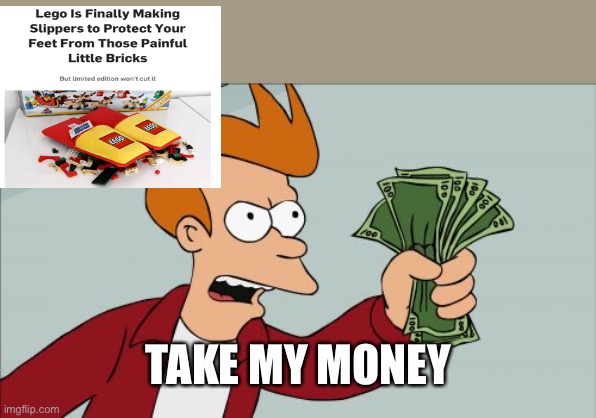 Finally | TAKE MY MONEY | image tagged in memes,shut up and take my money fry | made w/ Imgflip meme maker