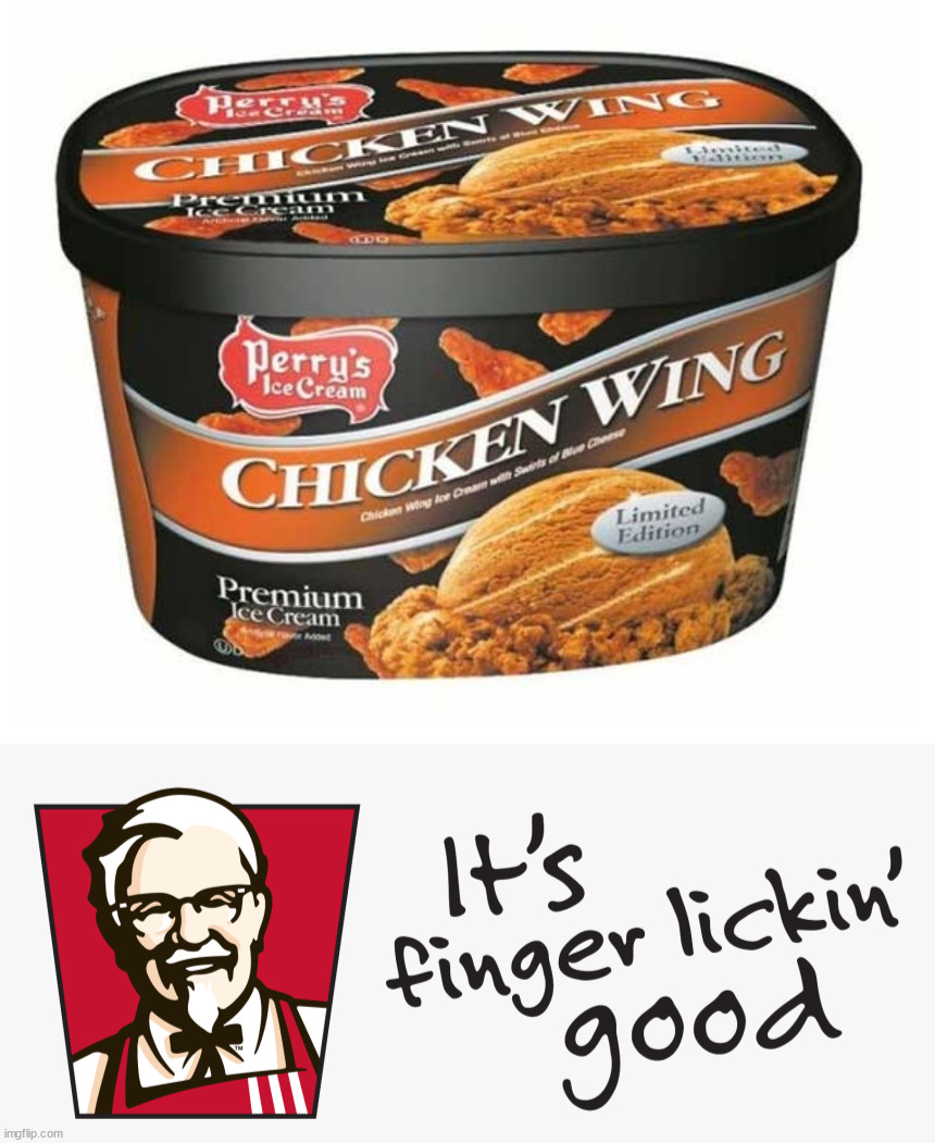 image tagged in kfc it's finger lickin' good,fake | made w/ Imgflip meme maker