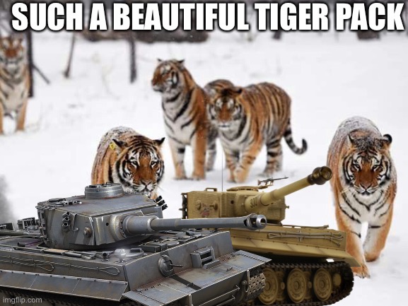 Repost but add a tiger tank | made w/ Imgflip meme maker