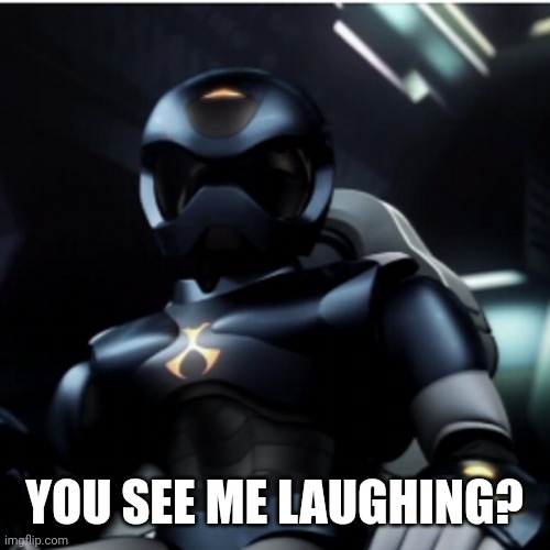 Toonami tom | YOU SEE ME LAUGHING? | image tagged in toonami tom | made w/ Imgflip meme maker