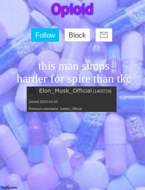 Announcement temp 3 ty yachi | this man simps harder for spire than tkc | image tagged in announcement temp 3 ty yachi | made w/ Imgflip meme maker