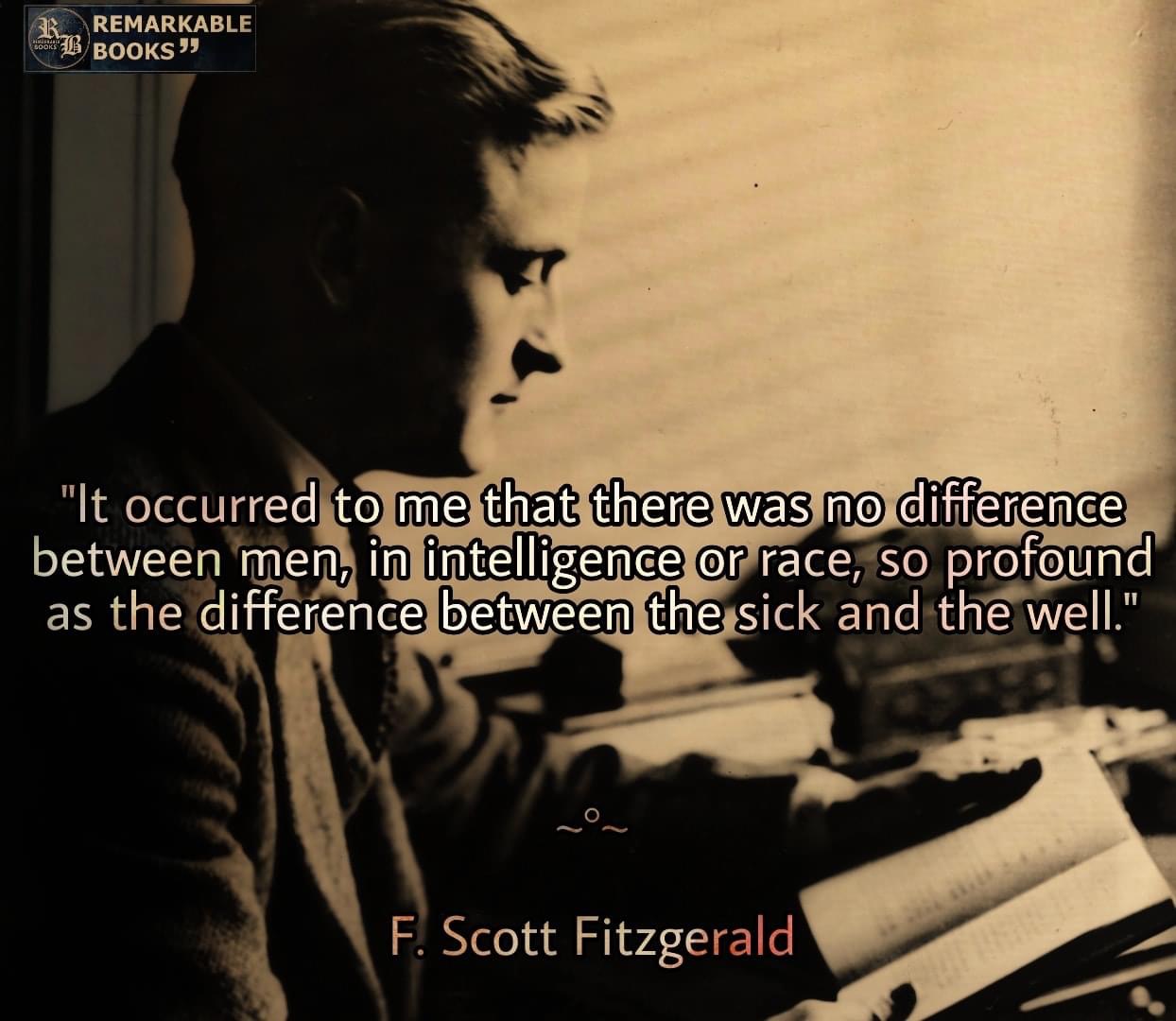 High Quality F. Scott Fitzgerald quote Blank Meme Template