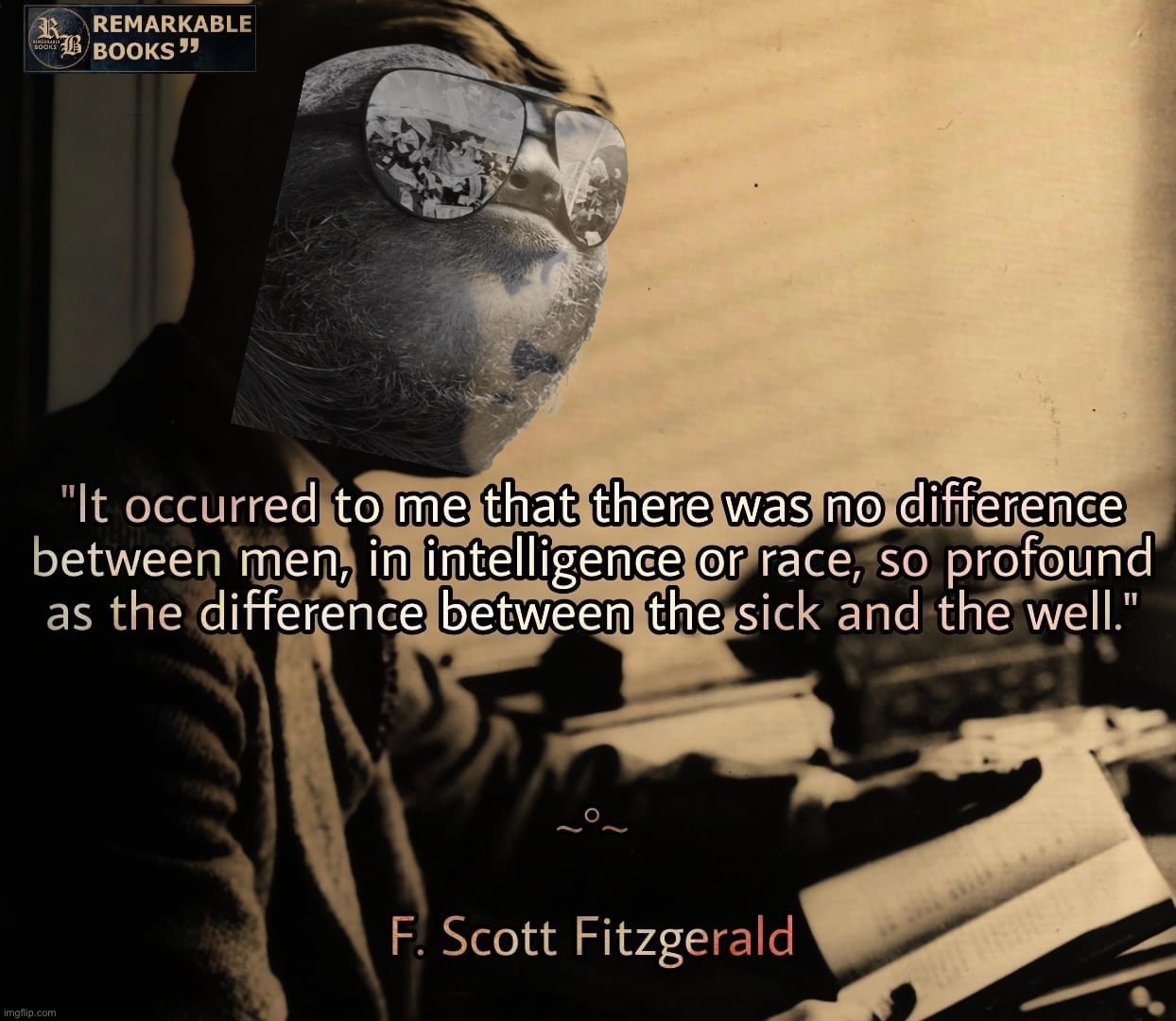 I said this | image tagged in f,scott,fitzgerald,facts,logic,i said this | made w/ Imgflip meme maker