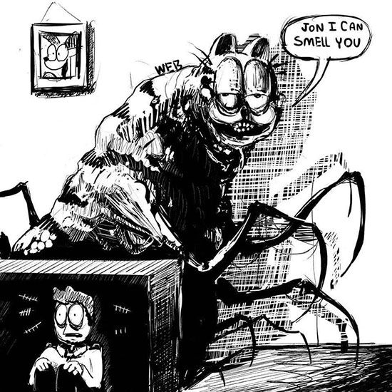 Eldritch Horror Garfield Blank Meme Template