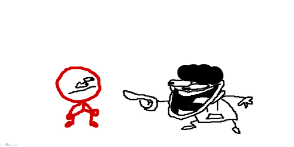 the pisscrapper laughing at stickdanish | image tagged in the pisscrapper laughing at stickdanish | made w/ Imgflip meme maker