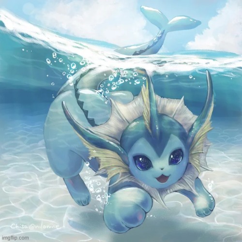 HEY GUYS, DID YOU KNOW THAT IN TERMS OF MALE HUMAN AND FEMALE POKÉMON BREEDING, VAPOREON IS THE MOST COMPATIBLE POKÉMON FOR HUMANS? NOT ONLY ARE THEY IN THE FIELD EGG GROUP, WHICH IS MOSTLY COMPRISED OF MAMMALS, VAPOREON ARE AN AVERAGE OF 3”03’ TALL AND 63.9 POUNDS, THIS MEANS THEY’RE LARGE ENOUGH TO BE ABLE HANDLE HUMAN DICKS, AND WITH THEIR IMPRESSIVE BASE STATS FOR HP AND ACCESS TO ACID ARMOR, YOU CAN BE ROUGH WITH ONE. DUE TO THEIR MOSTLY WATER BASED BIOLOGY, THERE’S NO DOUBT IN MY MIND THAT AN AROUSED VAPOREON WOULD BE INCREDIBLY WET, SO WET THAT YOU COULD EASILY HAVE SEX WITH ONE FOR HOURS WITHOUT GETTING SORE. THEY CAN ALSO LEARN THE MOVES ATTRACT, BABY-DOLL EYES, CAPTIVATE, CHARM, AND TAIL WHIP, ALONG WITH NOT HAVING FUR TO HIDE NIPPLES, SO IT’D BE INCREDIBLY EASY FOR ONE TO GET YOU IN THE MOOD. WITH THEIR ABILITIES WATER ABSORB AND HYDRATION, THEY CAN EASILY RECOVER FROM FATIGUE WITH ENOUGH WATER. NO OTHER POKÉMON COMES CLOSE TO THIS LEVEL OF COMPATIBILITY. ALSO, FUN FACT, IF YOU PULL OUT ENOUGH, YOU CAN MAKE YOUR VAPOREON TURN WHITE. VAPOREON IS LITERALLY BUILT FOR HUMAN DICK. UNGODLY DEFENSE STAT+HIGH HP POOL+ACID ARMOR MEANS IT CAN TAKE COCK ALL DAY, ALL SHAPES AND SIZES AND STILL COME FOR MORE | made w/ Imgflip meme maker