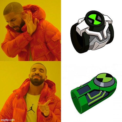 Omnikix and Ultimatrix | image tagged in memes,drake hotline bling | made w/ Imgflip meme maker