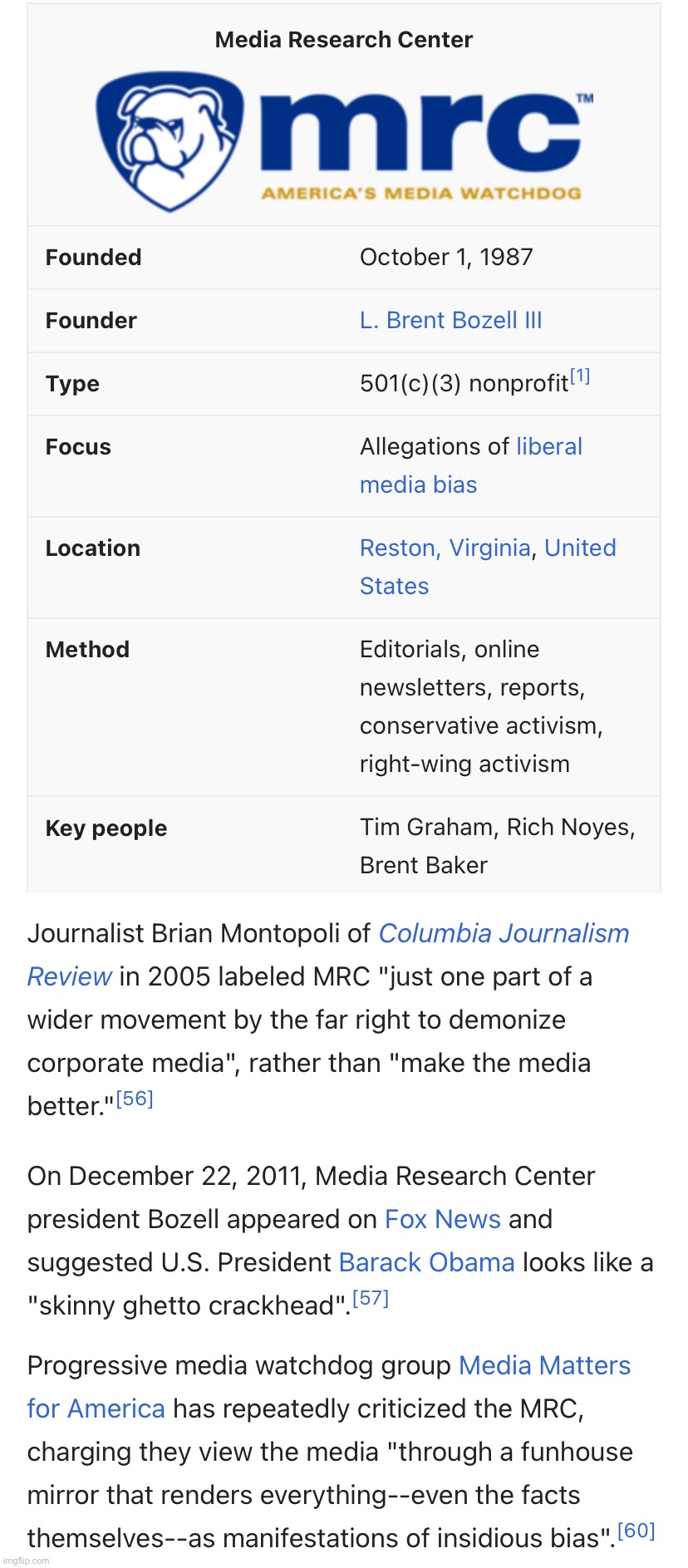Ah yes, the Media Research Center | image tagged in media research center | made w/ Imgflip meme maker