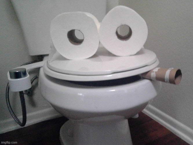 Fred's smoking Toilet | image tagged in fred's smoking toilet | made w/ Imgflip meme maker
