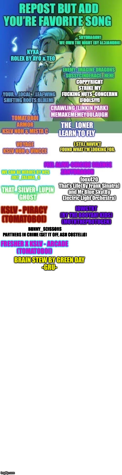 Hey im back yay | BRAIN STEW BY GREEN DAY
-GRU- | made w/ Imgflip meme maker