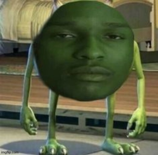 cock | image tagged in mike wazowski bruh | made w/ Imgflip meme maker