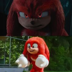 High Quality Knuckles mad and sad Blank Meme Template