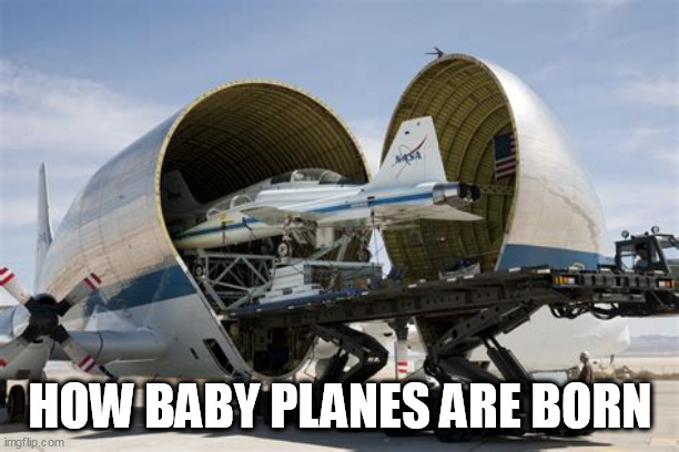baby | HOW BABY PLANES ARE BORN | image tagged in baby | made w/ Imgflip meme maker