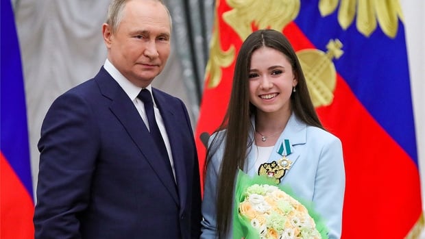Putin and valieva Blank Meme Template