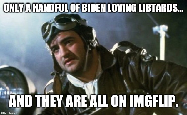 The extreme Biden lovers are on imgflip. | ONLY A HANDFUL OF BIDEN LOVING LIBTARDS... AND THEY ARE ALL ON IMGFLIP. | image tagged in memes | made w/ Imgflip meme maker