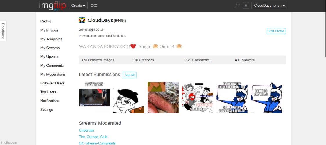 Found one of my Oldest account screenshots | made w/ Imgflip meme maker