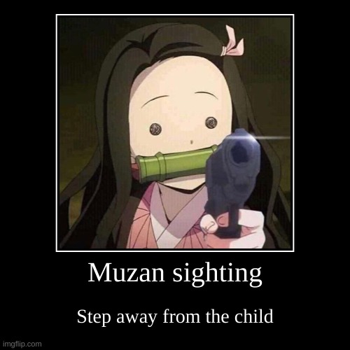 Nezuko | image tagged in funny,demotivationals | made w/ Imgflip demotivational maker